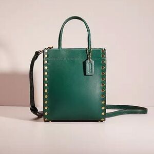 Coach Mini Cashin Tote Crossbody with Rivets